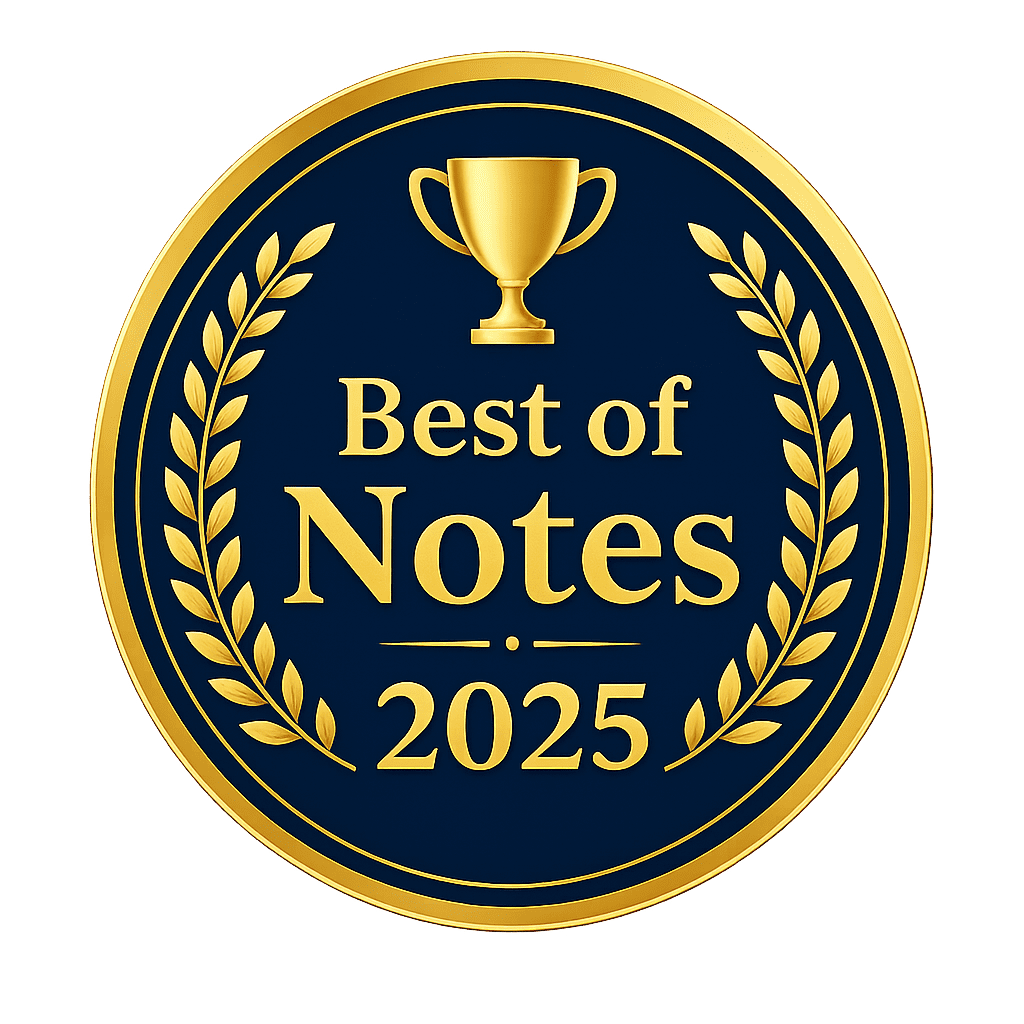 Best Note Industry Newsletter – NoteInvestor.com Best of Notes 2025
